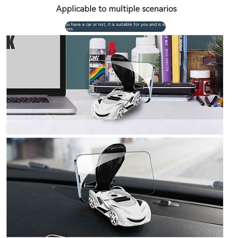 Car phone holder air freshener parking number plate car model dashboard multifunction ornaments desk bracket cabinet collection