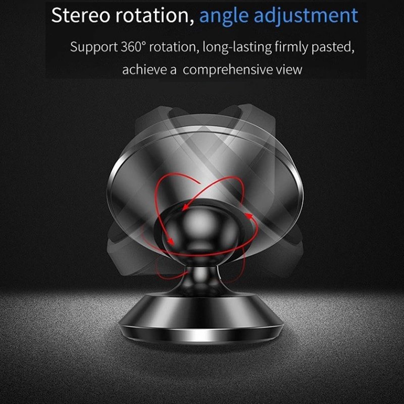 360 Magnetic Aluminium Alloy Customized Mini Stand Cell Phone Magnet Mount Car Phone Holder For Dashboard