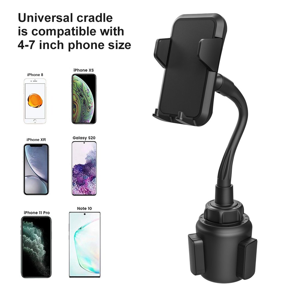 Support De Telephone Portable Mobile Phone Holders Cup Phone Holder for Car Universal Adjustable Long Neck Car Cup Holder
