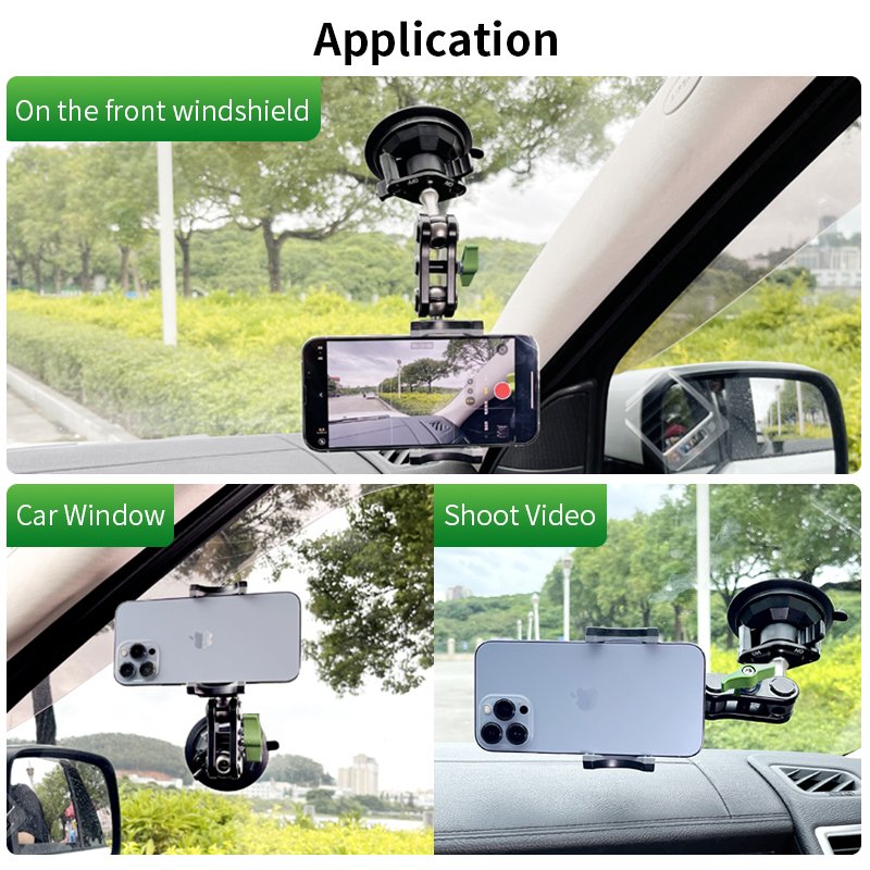 Lanparte Universal New Trending Ball Mount Car Holder Cell Phone Holder with Suction Cup Mount