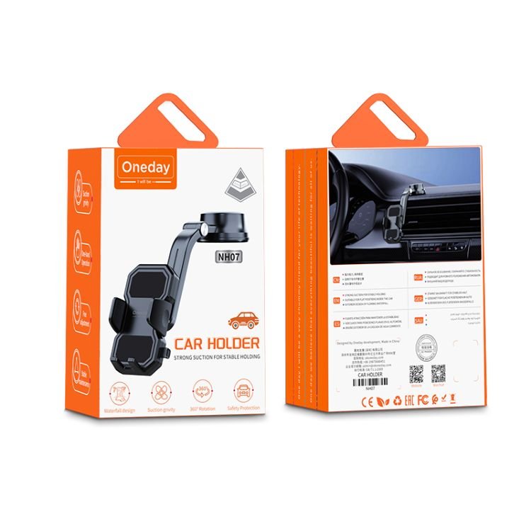 Newest Oneday NH07 Waterfall Suction car holder 360 degree universal car windscreen dashboard mobile phone mount holder