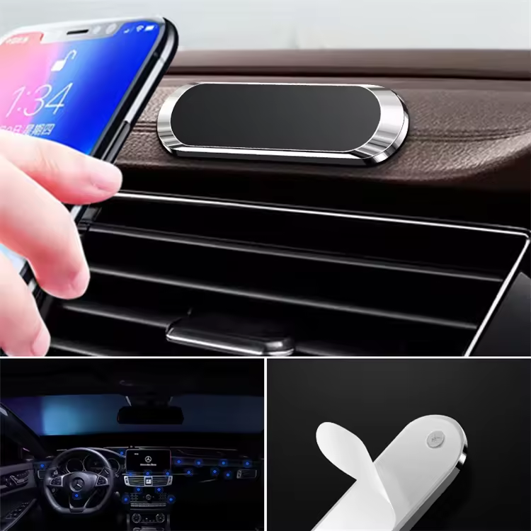 GREATYYT Mini Bar Lazy Metal Magnetic Car Phone Holder Magnet Phone Holder Car Holder