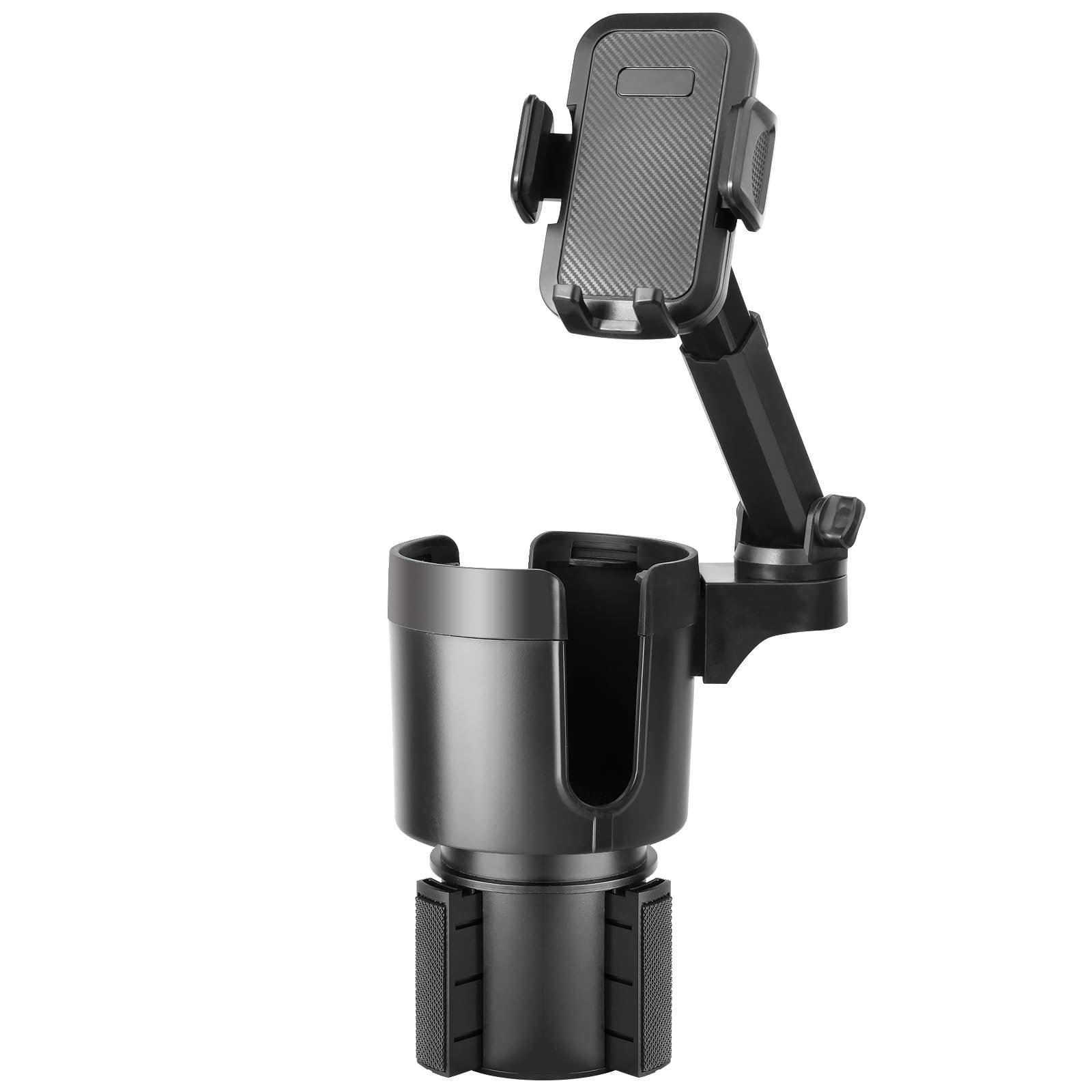 Small Cup 2 in 1 Car Cup Expander And Smart Mobile Phone Mount Holder Car Cup Holder With Adjustable Base