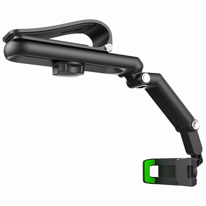 360 Flexible Rotating Car Holder Mobile Phone/Tablet Charger Combo for Car Sun Visor