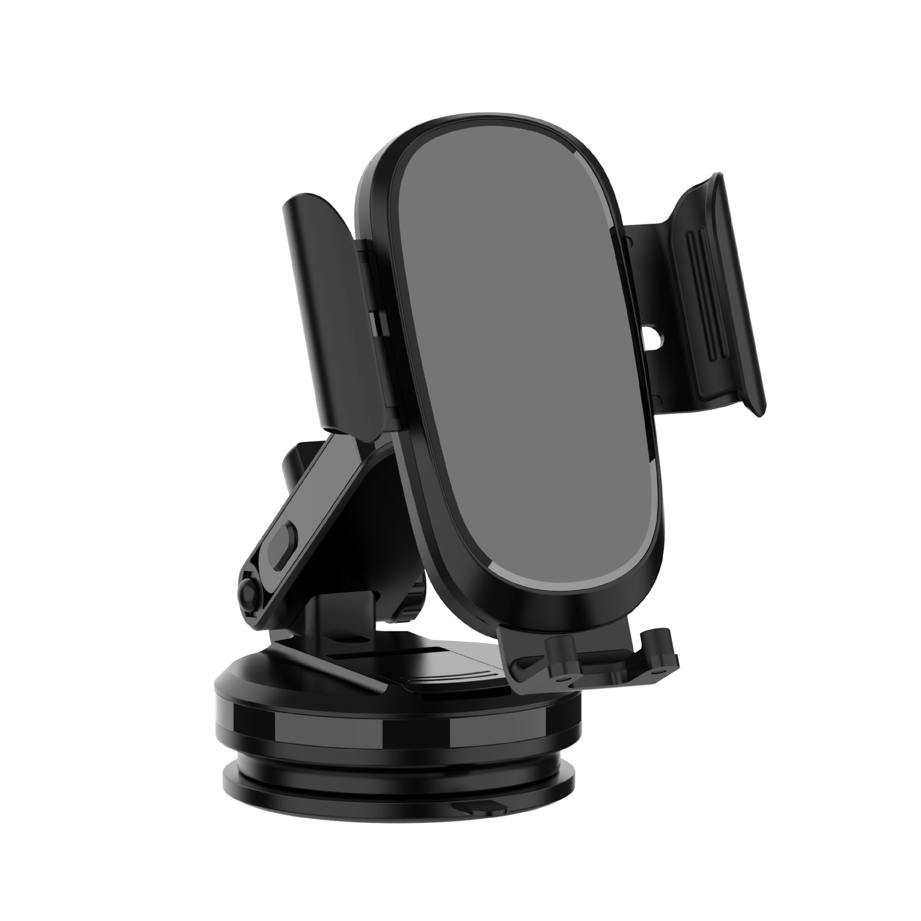 Car Mobile Phone Holder Rechargeable 15w Wireless Charging Suction Cup Car Holder Adjustable Mobile Phone Holder For Car