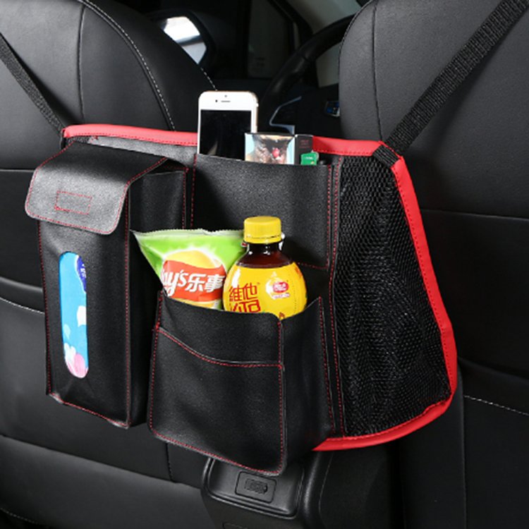 Car Net Pocket Handbag Holder Between Seats Bag Barrier Purse Holder Storage Bag