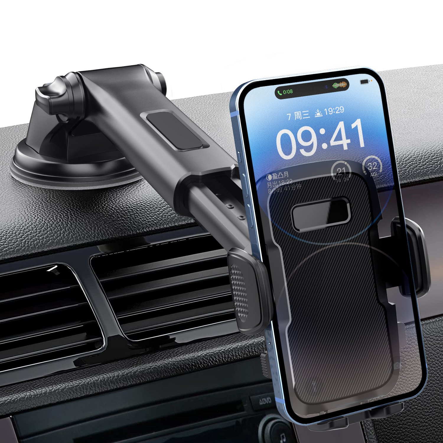Universal 360 Adjustable Car Mobile Phone Mount Multi Function Car Windscreen Dashboard Mount Phone Holder Car Phone Holder