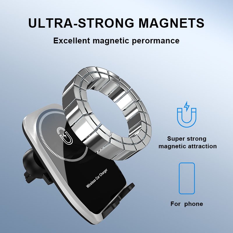 C22 Car Wireless Charger Smart Phone Car Mount Holder With Wireless Charging