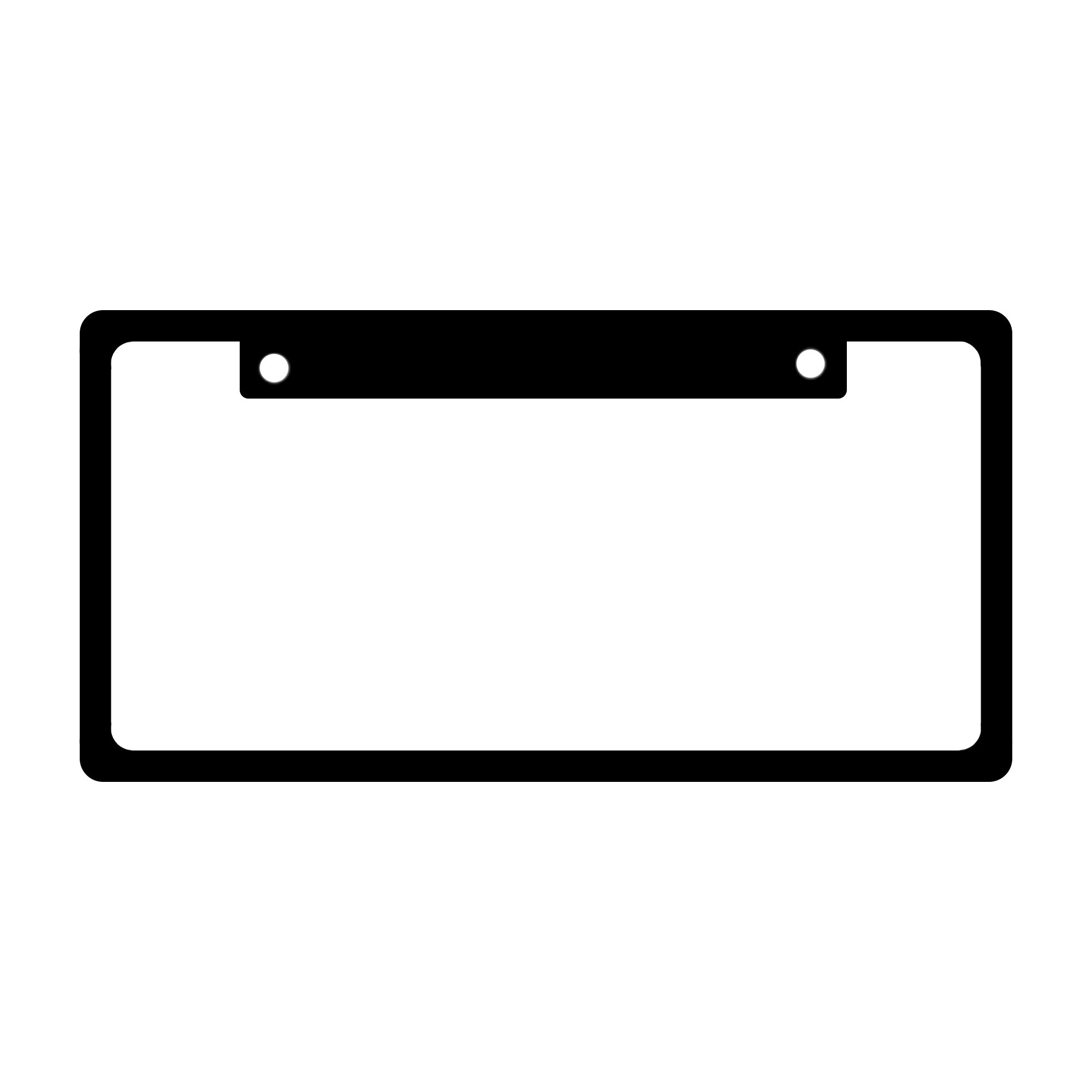 Halloween Custom Design Car License Plate Frame Cover USA logo Number Plate Frame License Holder Cover license plate frame