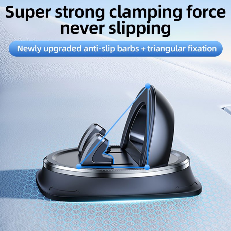 360 Degree Rotating Car Anti-Slip Mat Universal Dashboard Navigation Bracket Charger Combination Phone Holder