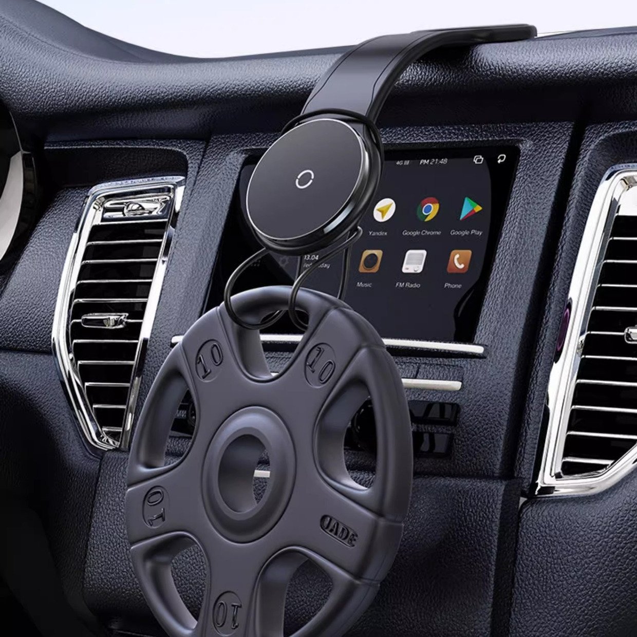 Hottest New Arrival Flexible Bendable Car Phone Mount 360 Rotation Magnetic Phone Holder For Car Center Console Dashboard