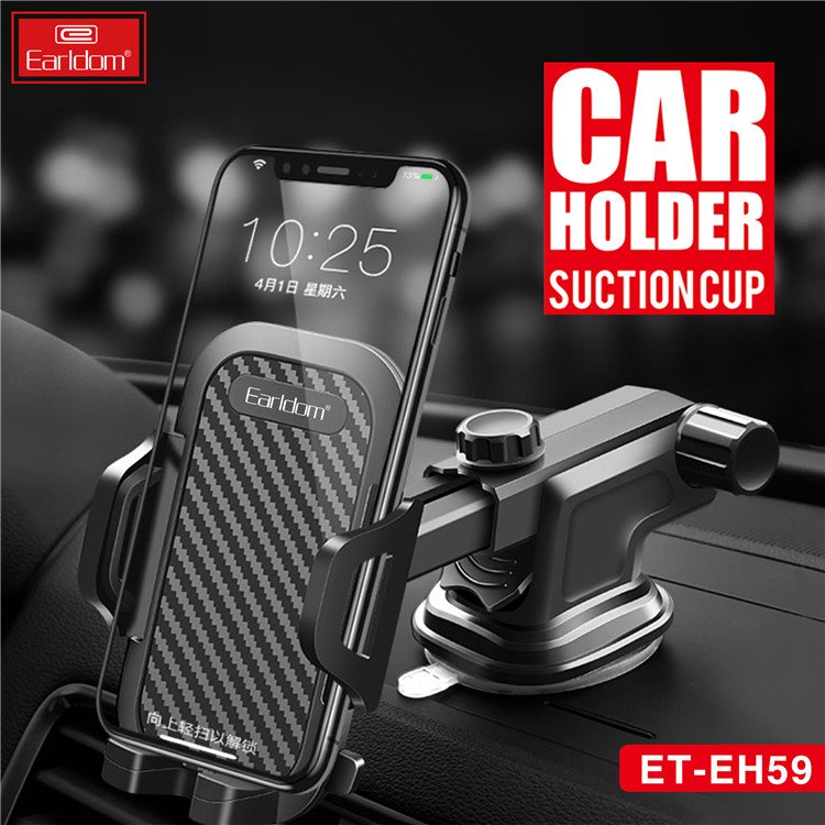 Earldom car phone chargers Upgraded Car Mount Strong Suction Windshield Dashboard Mobile phone holder for car