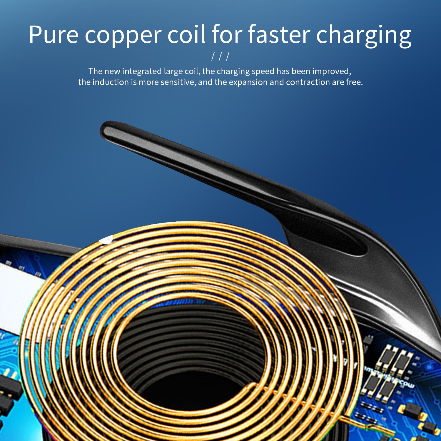 High Quality 9V 1.67A Glass Car phone Type c Port Faster 10W Qi Standard C2 Wireless Car Charger Auto Phone Holder With CE
