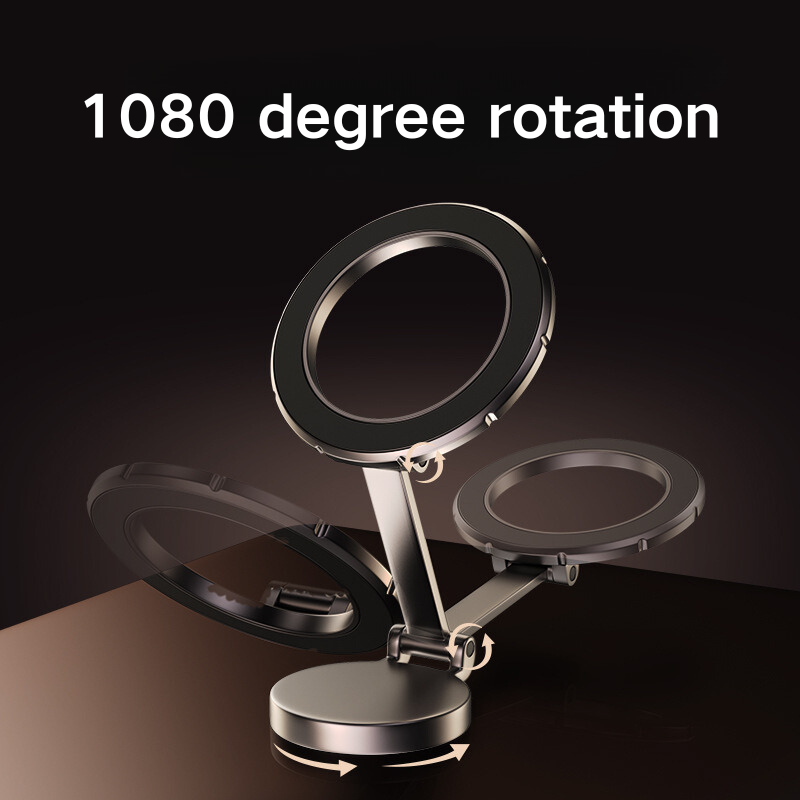 360 Rotating Folding Ultra Magnetic Car Mobile Mount Phone Holder For All Cell Phone