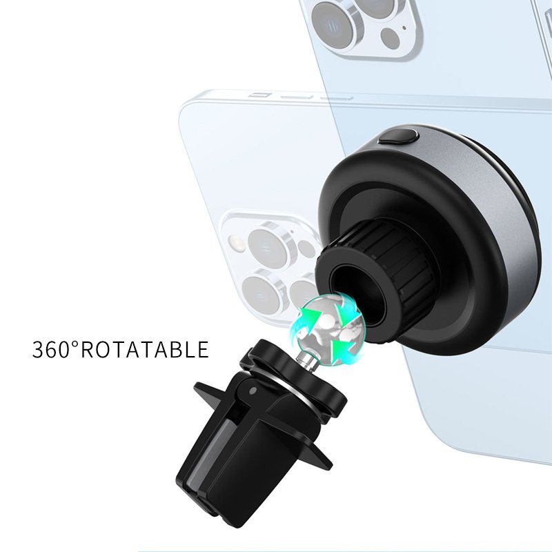 Auto Clamping Vacuum Suction Car Holder Stand Tight Intelligent Automatic Air Filling Phone Car Holders