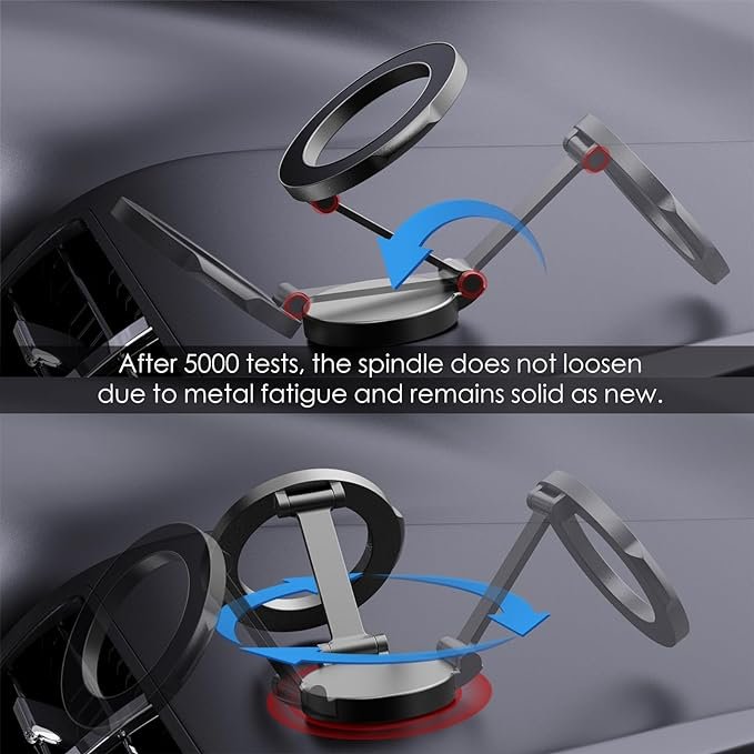 2024 360 degree rotating Universal tablet stand Car Metal Home Zinc Alloy magnetic cell Mobile phone holder For Samsung Apple