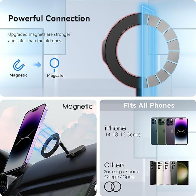 2024 360 degree rotating Universal tablet stand Car Metal Home Zinc Alloy magnetic cell Mobile phone holder For Samsung Apple