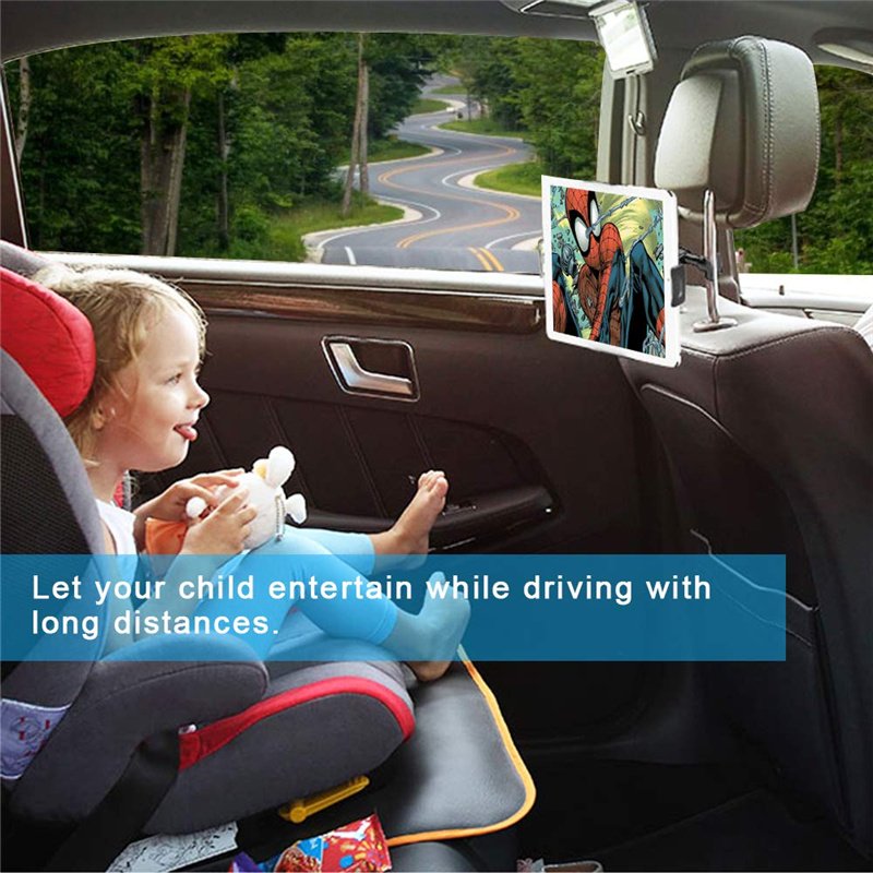 Headrest Car Phone Holder Mount Car Mount Back Seat Mobile Phone Holder Headrest Tablet Car Holder