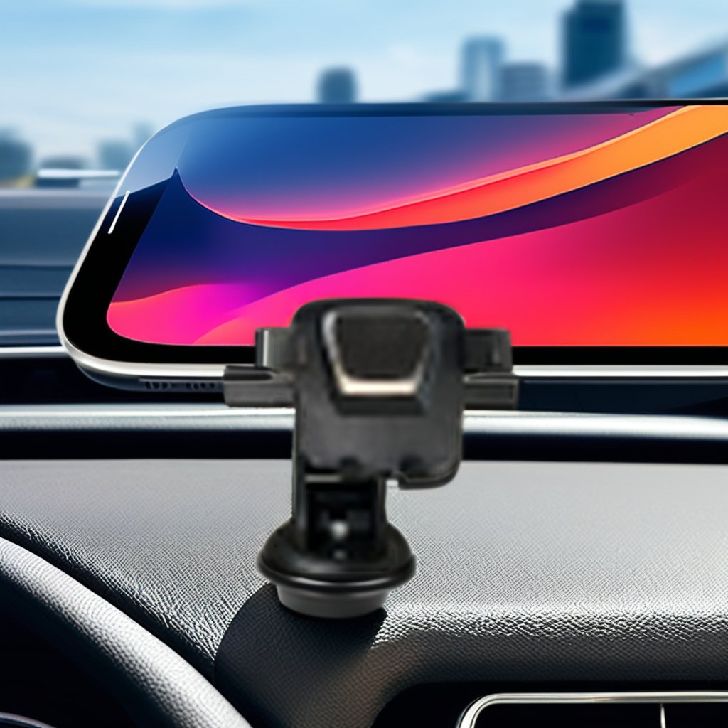 Adjustable Height Smart Tracking Car Mount Cellphone Holder