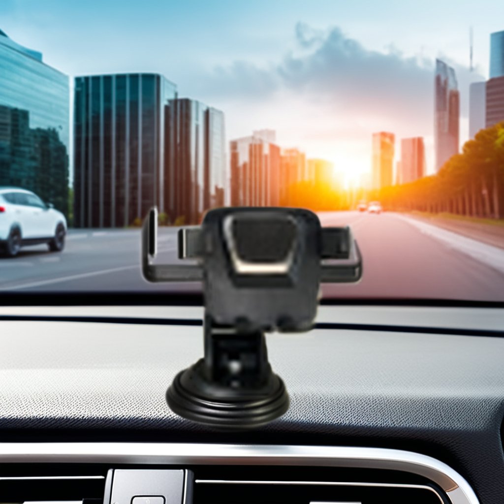 Adjustable Height Smart Tracking Car Mount Cellphone Holder