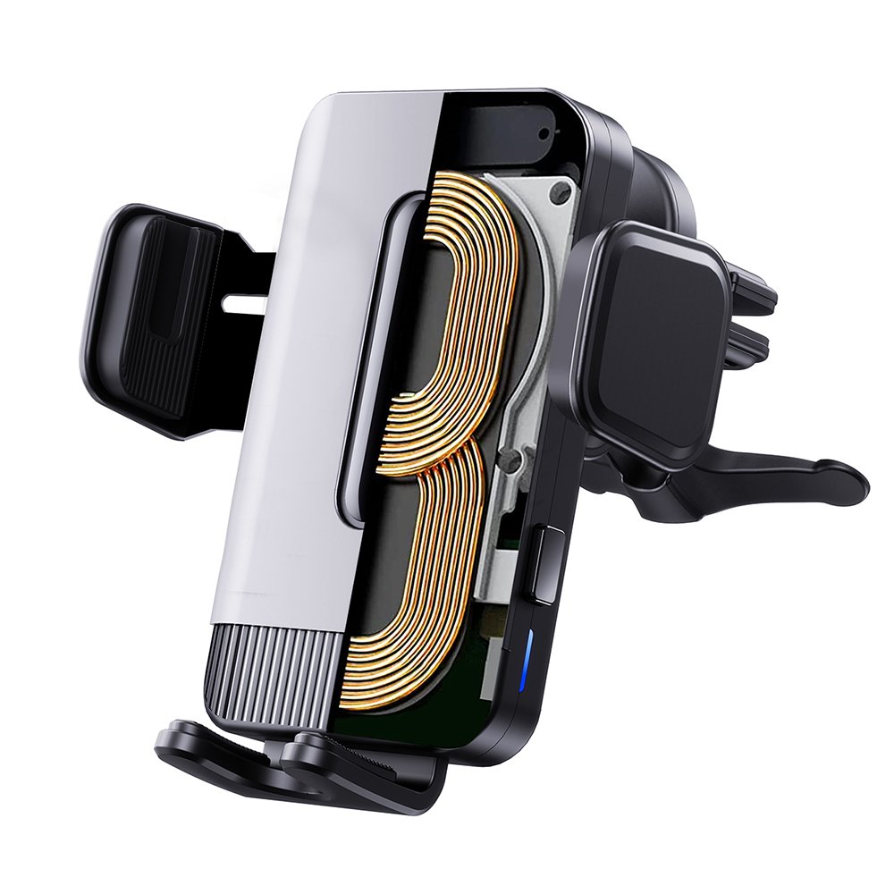 10w 20w magnetic supercharge electroma phone mount holder smart car sensor wireless charger for iphone and samusung