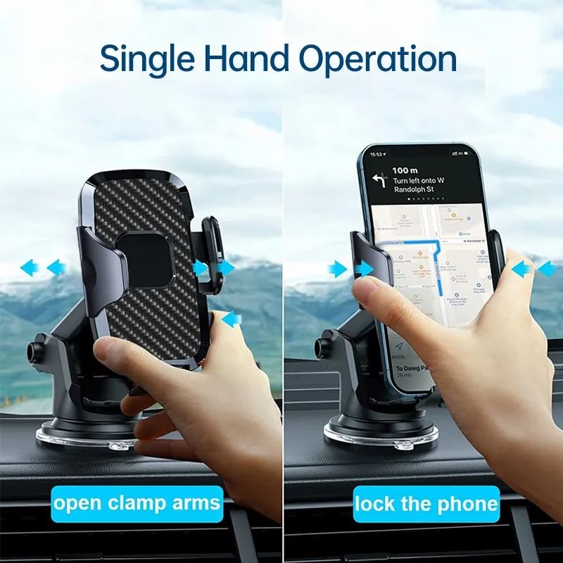Car Mobile Phone Holder Car Suction Cup Type Multi-function Instrument Console Center Console Navigation