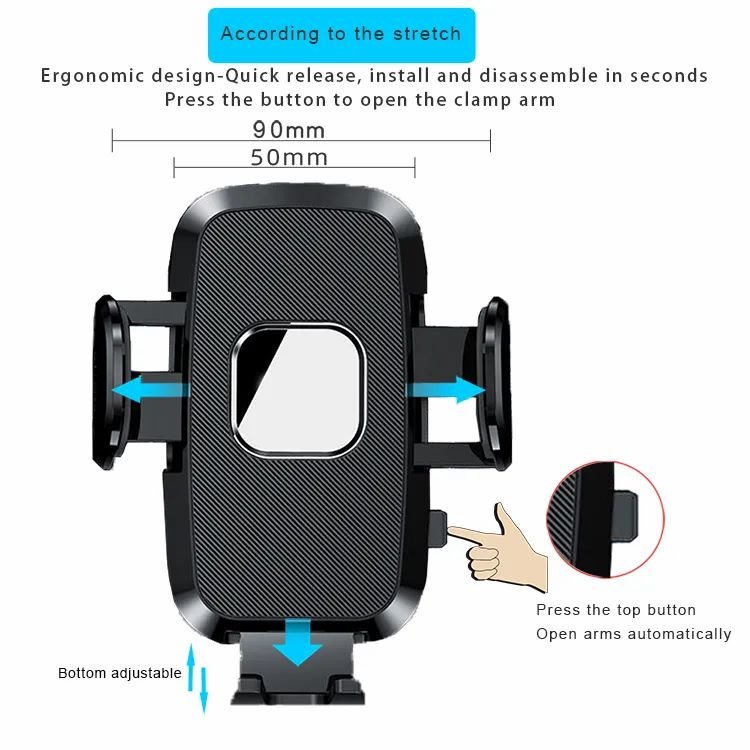 Car Mobile Phone Holder Car Suction Cup Type Multi-function Instrument Console Center Console Navigation