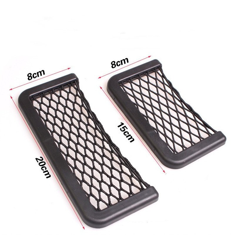 Car Adhesive Multifunctional Storage Box Mobile Phone Hanging Bag Car Storage Mesh Bag