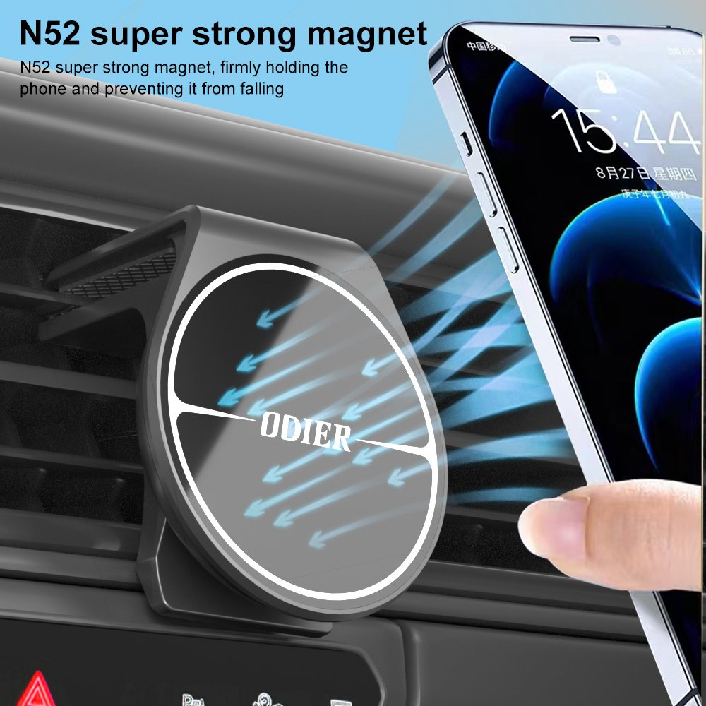 15w 3 in 1 magnet stand cell phone car charger smart phone mount magnetic mobile holder with wireless charging for iphone