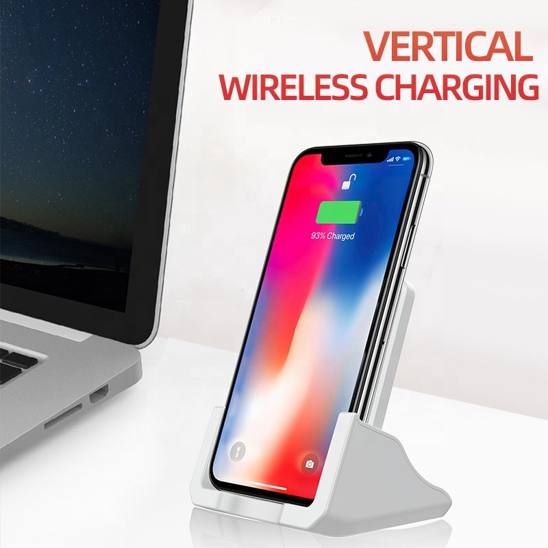 QI Standard Fast Phone Wireless Charger Stand Mobile Phones Wireless Quick Charger Holder Type Qi Fast Wireless Charging