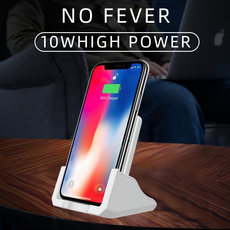 QI Standard Fast Phone Wireless Charger Stand Mobile Phones Wireless Quick Charger Holder Type Qi Fast Wireless Charging