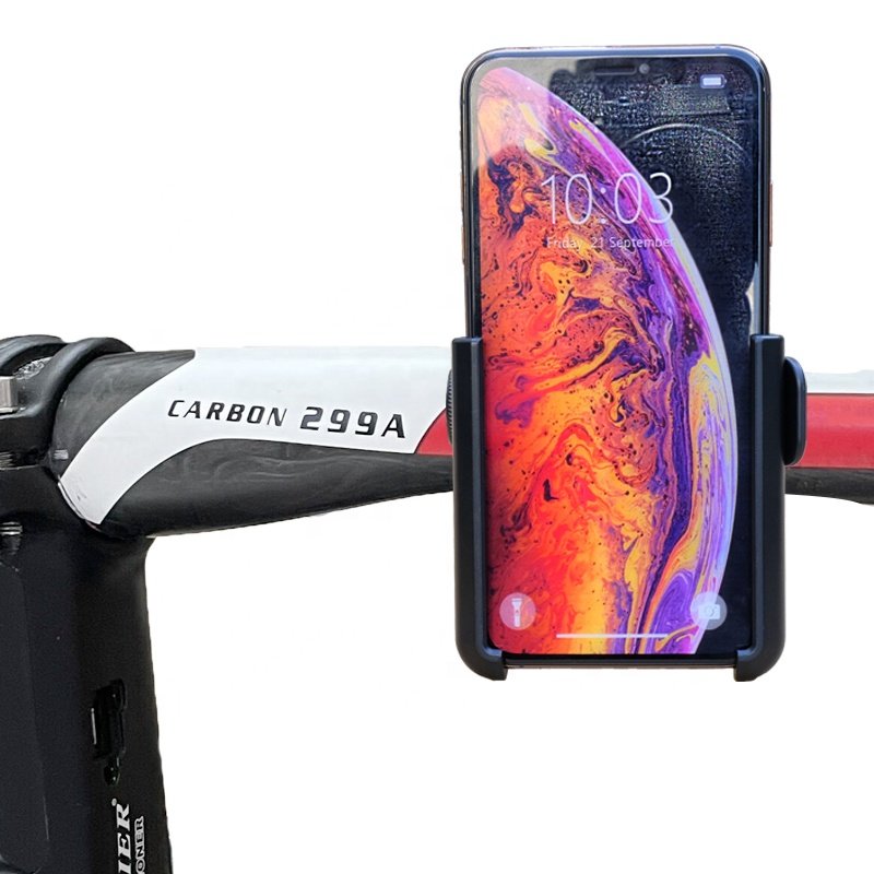 ODIER 2024 OEM ODM 360 degree Cell Phone stand 1s quick lock and release for bicycle motorcycle mobile phone steady holder