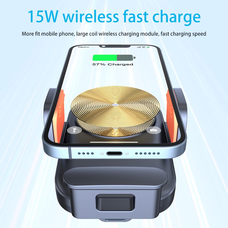 Universal Car Products Car Holder 15w Wireless Fast Charger Stand Phone For Car