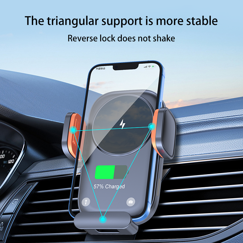 Universal Car Products Car Holder 15w Wireless Fast Charger Stand Phone For Car
