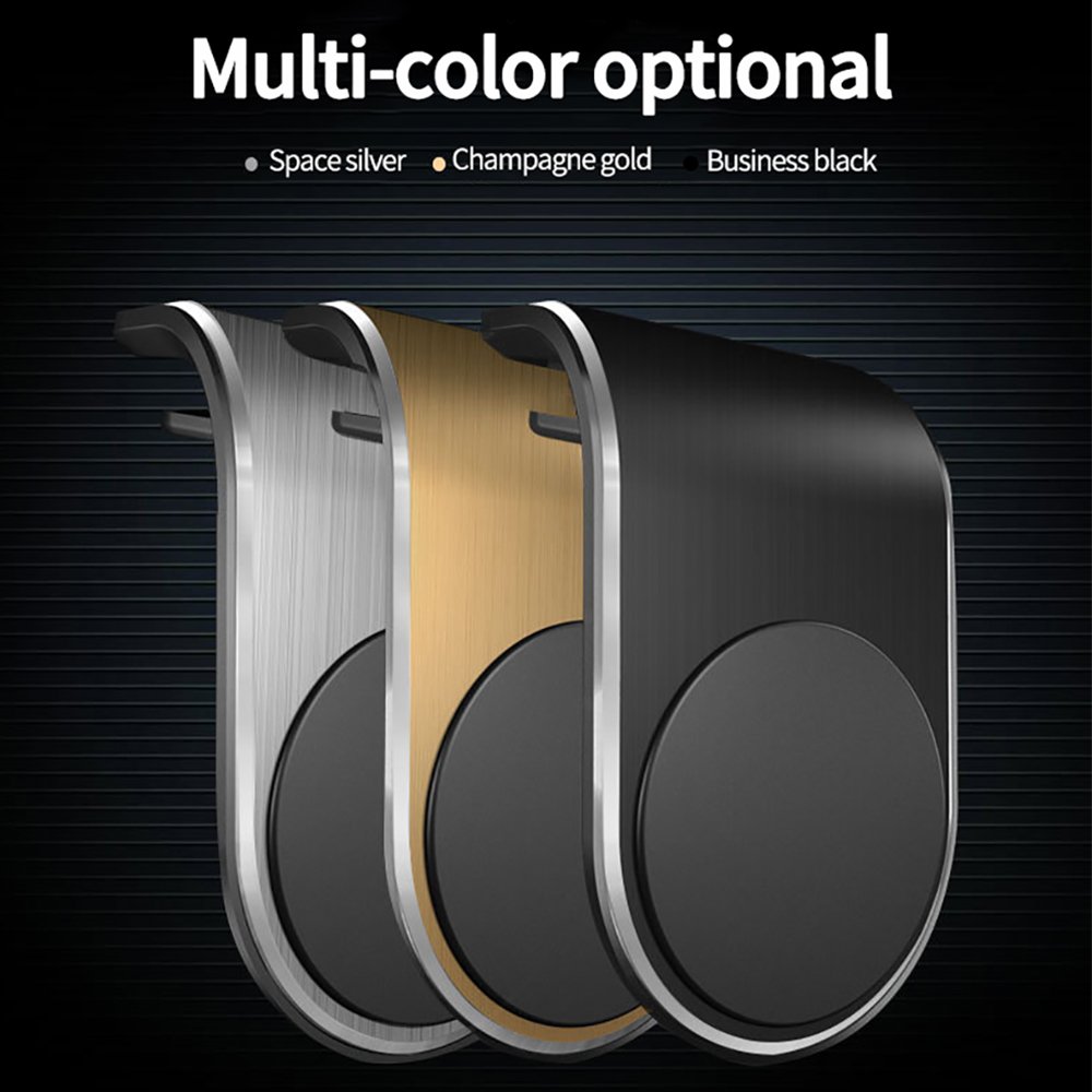 universal aluminium magnetic car phone holder