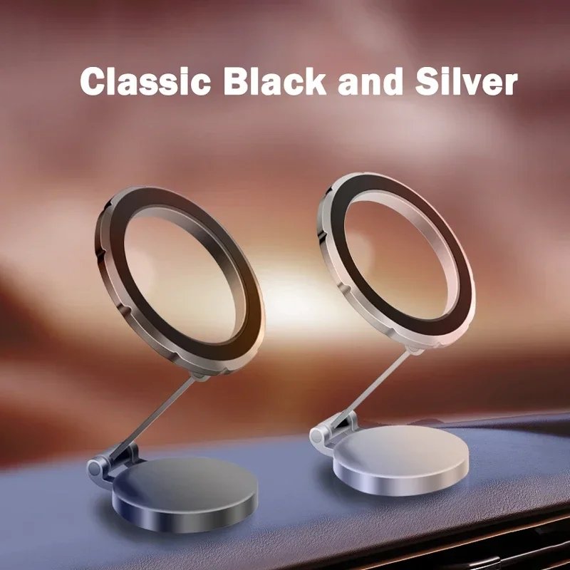 1080 degree Adhesive Instrument Panel Foldable Rotate Strong Magnetic Wall Mounted Mobile Stand Phone Holder For The Car