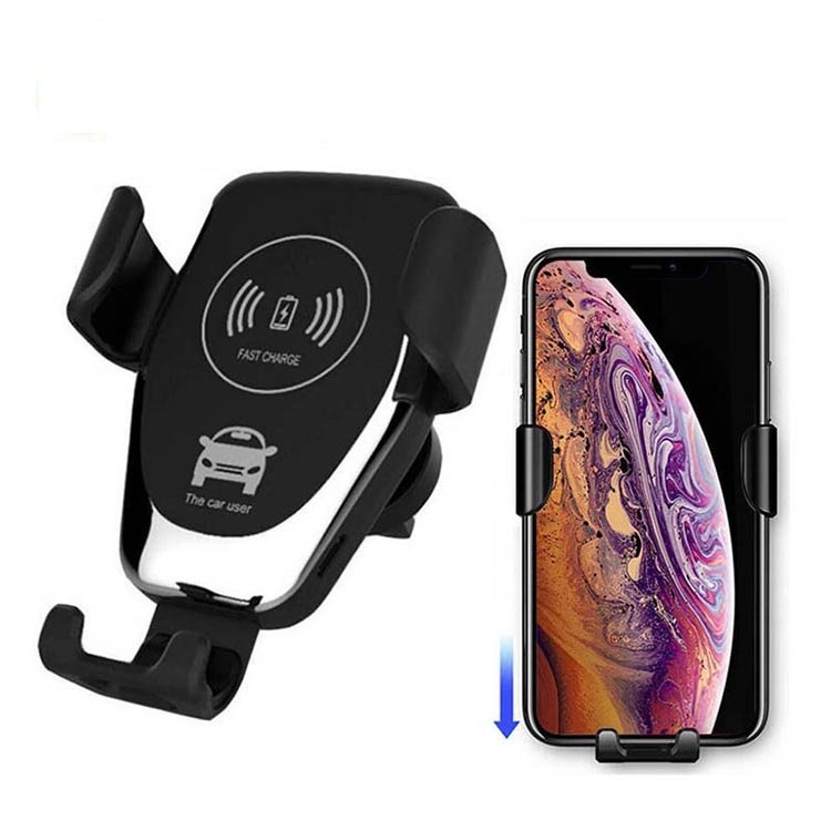Vehicle Bracket 10W Qi Fast wireless car Holder charger wholesale android charger