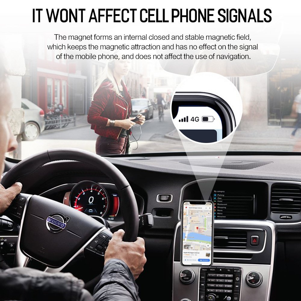 New Magnetic Air Vent Car Cell Phone Holder cellphone Dashboard Clip Mount Magnet Mobile Phone Stand for Car iphone