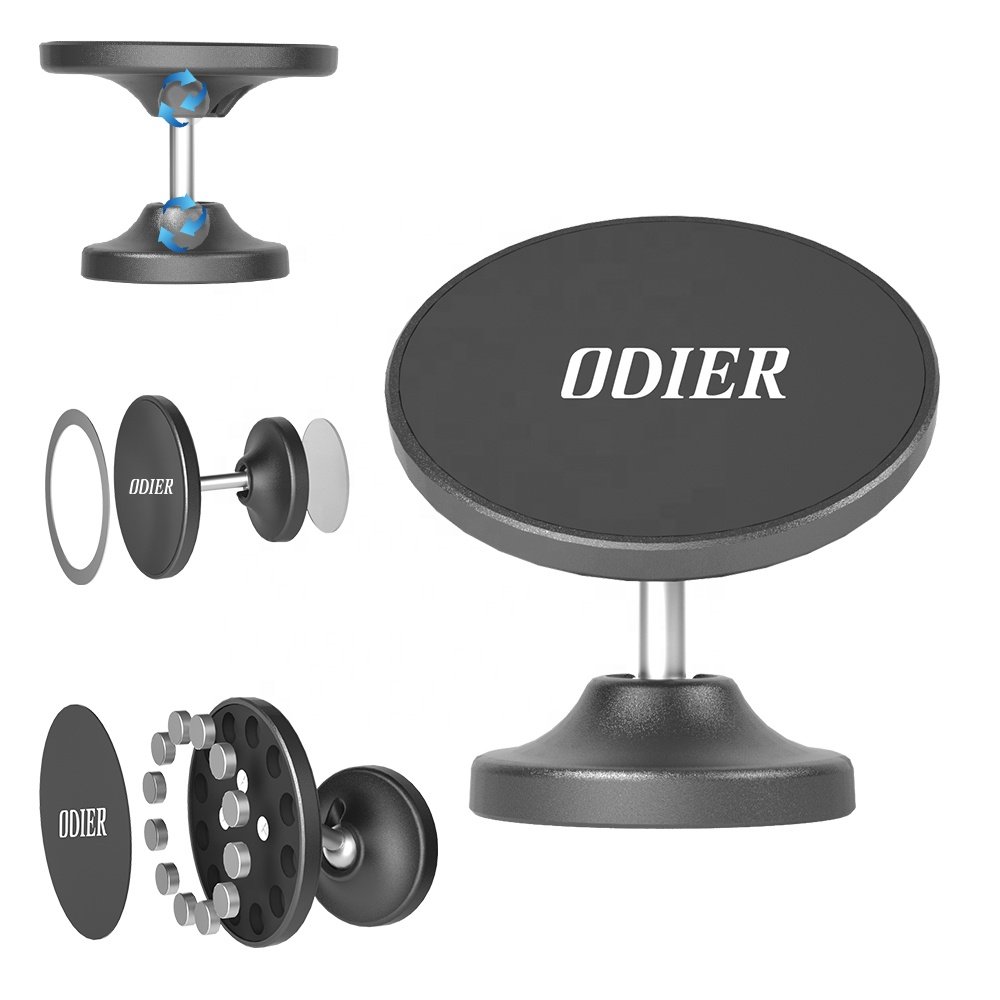 ODIER support for customized car phone holder magnetic universal magnet phone desk magnetic cell phone stand holder