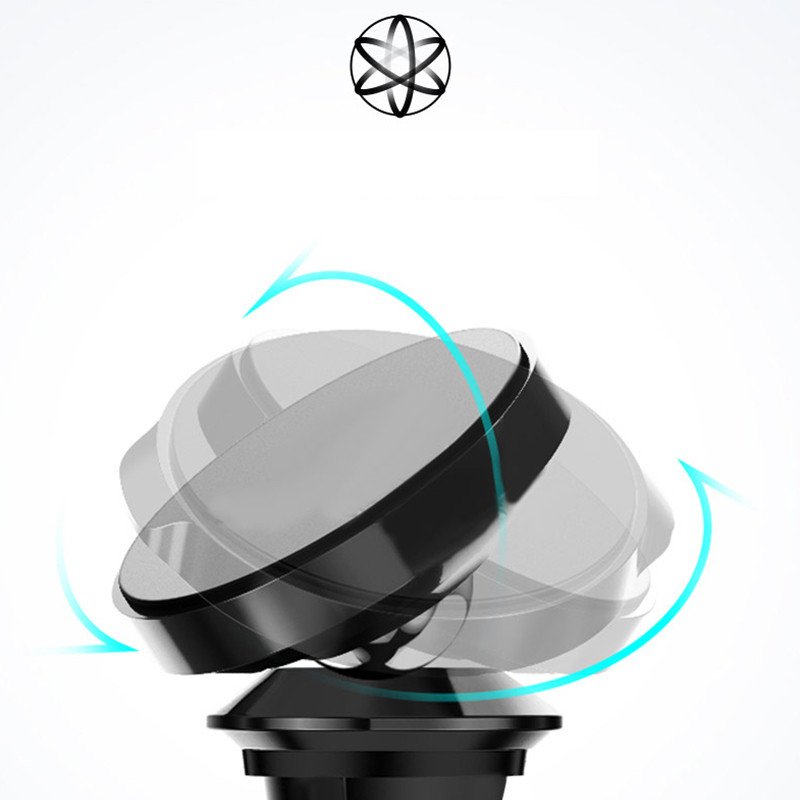 Round Magnetic Car Holder Stand Magnet Cellphone Bracket Universal Magnetic Car phone Holder
