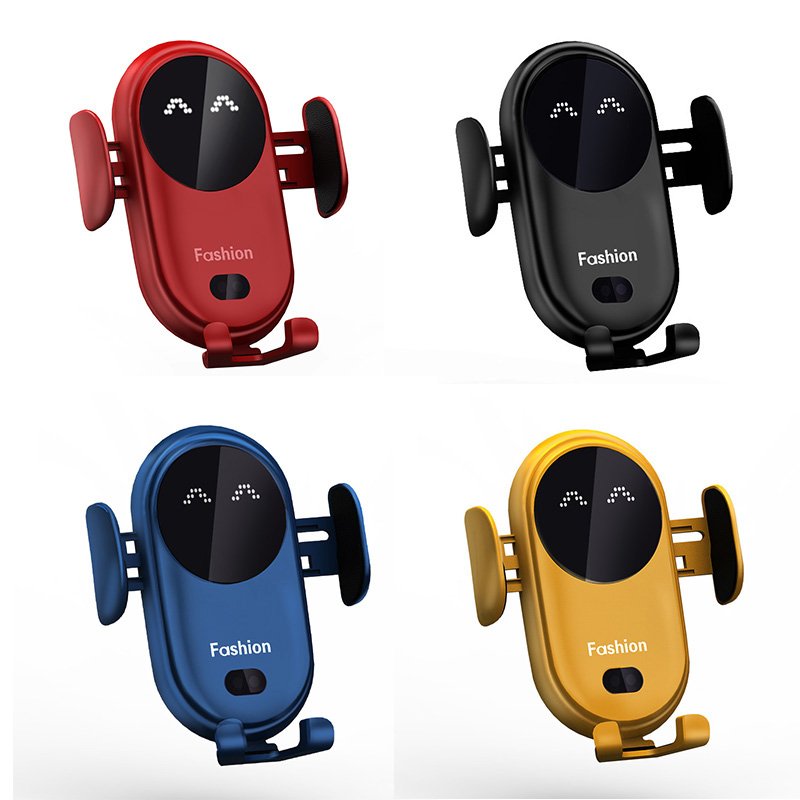 New Car Wireless Charger S11 Smart Infrared Sensor Car Holder Mobile Phone Wireless Charger Fast Charge Air Vent holder