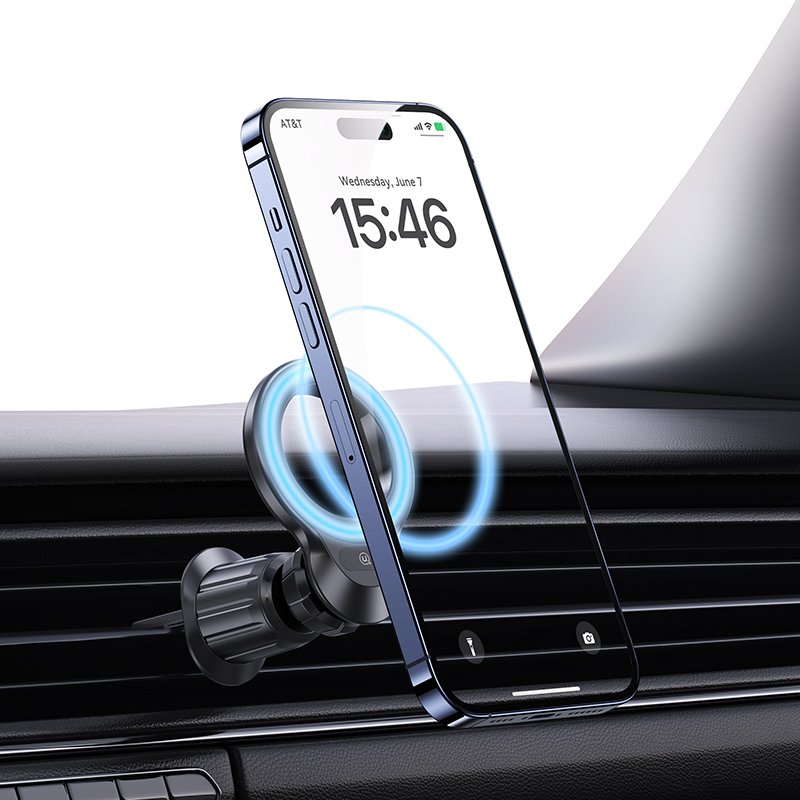 USAMS US-ZJ075 360 Rotating Car Mount Air Vent Car Accessories Magnetic Car Phone Holder