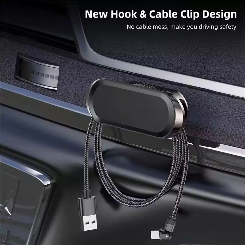 Custom Alloy Super Strong 8 PCS Magnetic 360 Rotating Car Phone Holder for iPhone 15 Pro Max Magnet GPS Car Support Mount