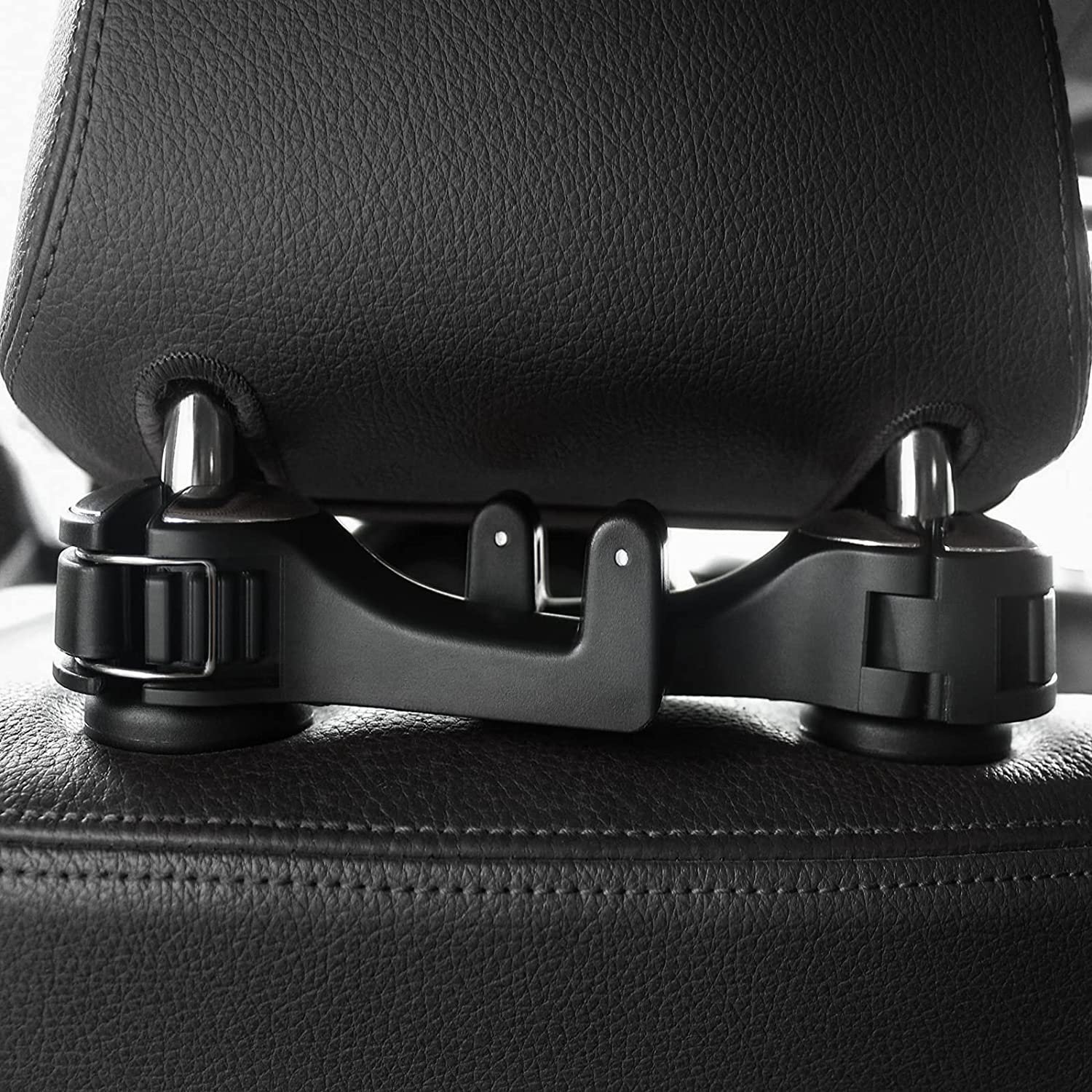 Car Headrest Hooks for Purse and Bag with Phone Stand Back Seat Hook Holder for Hanging Water Bottle