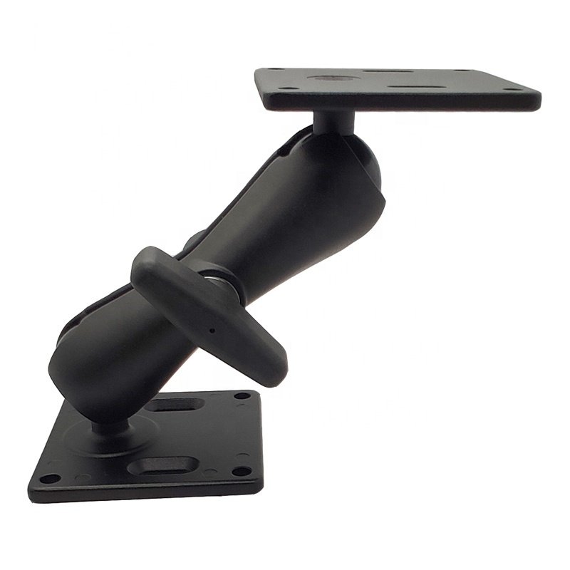 NStar VESA Agricultural Mount Rubber Drill Down Ball Plate Car Phone Tablet Holder with Socket Arm for ram