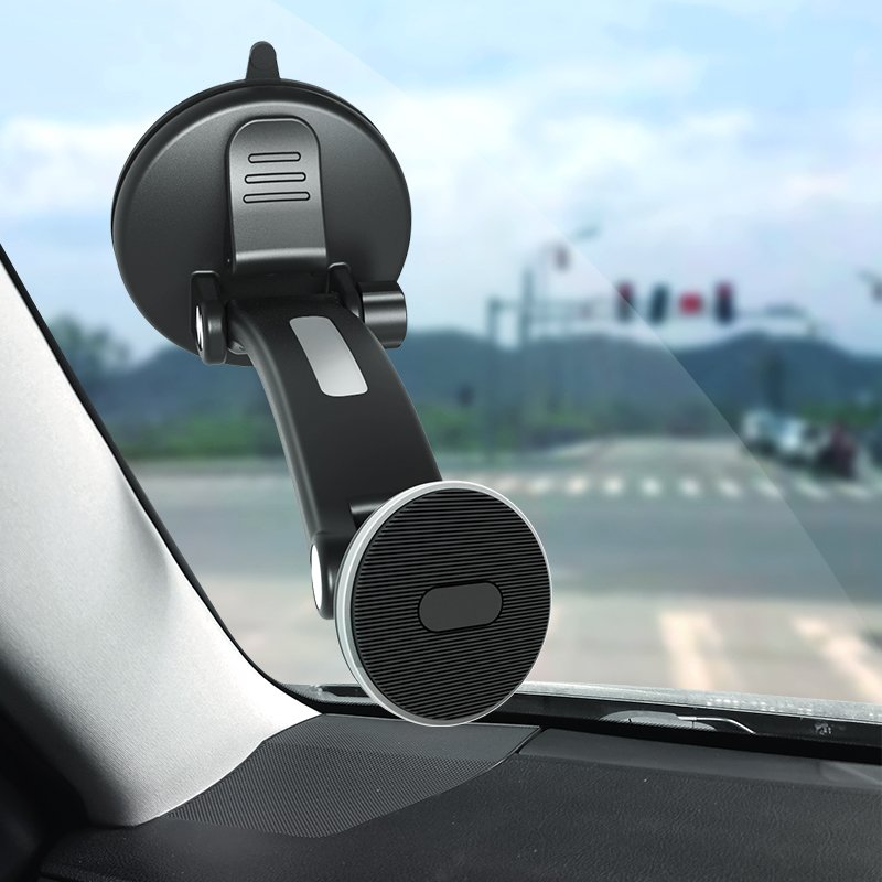 Powerful Suction Cup Washable Car Mobile Phone Holder Plastic Silicone Material Magnetic Car Phone Holder