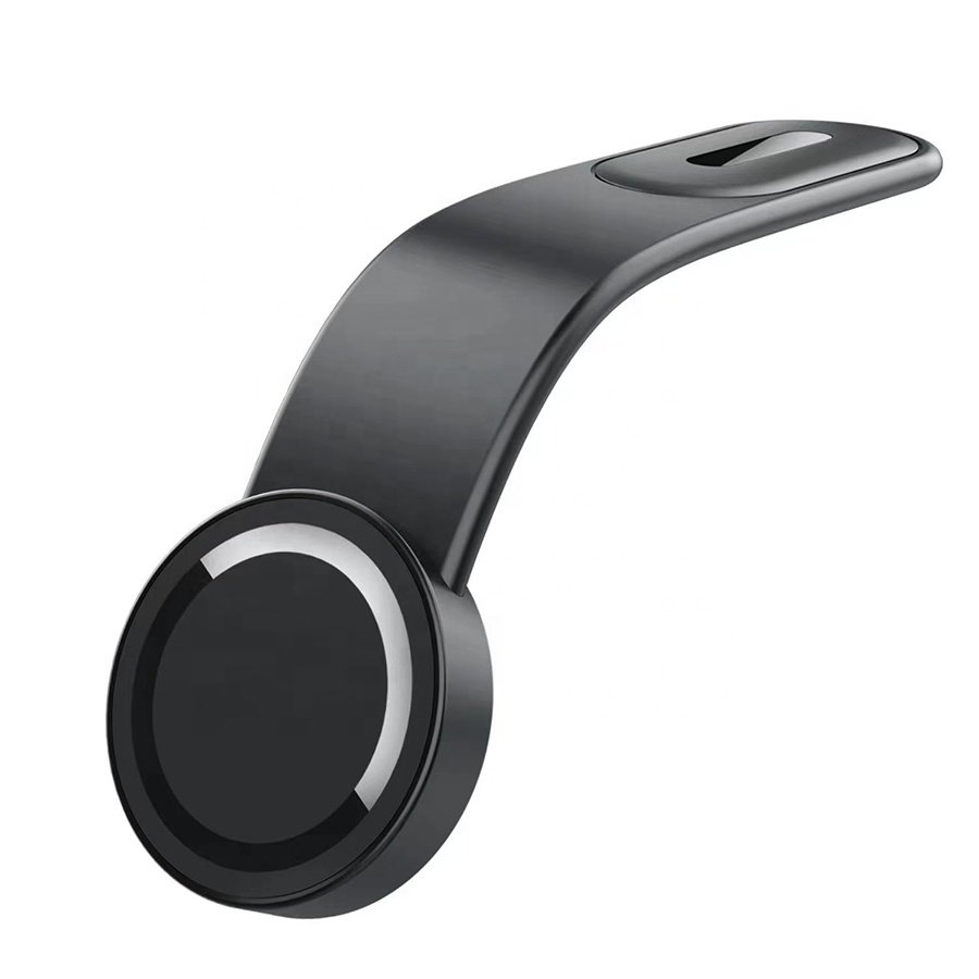 Car Interior Accessories Bendable Memory Metal 15W Wireless Charging Colorful Light Magnetic Phone Mount Holder Car Phone Stand