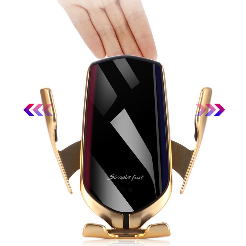 Top Selling fast quick qi wireless charger 10w car Phone Holder R2