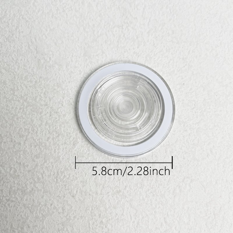 Removable N52 Magnetic Transparent Phone Griptok Compatible with Safe Wireless Charge for Socket Stand Magnet Holder Grip Tok
