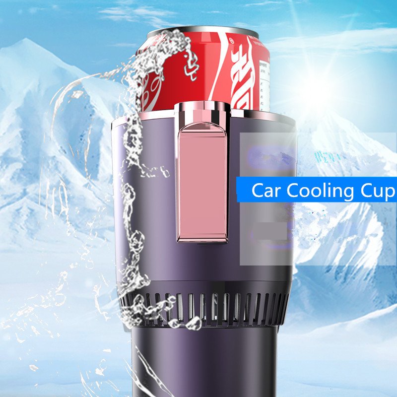 DC12V Smart Cup Mug Holder Summer Drink Car Armrest Console Cooler and Warmer Beverage Tumbler with Heating Cooling Features